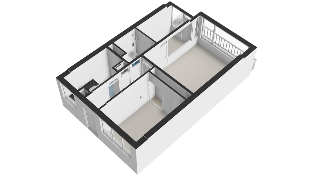 Apartment with panoramic city view in Delft — 26