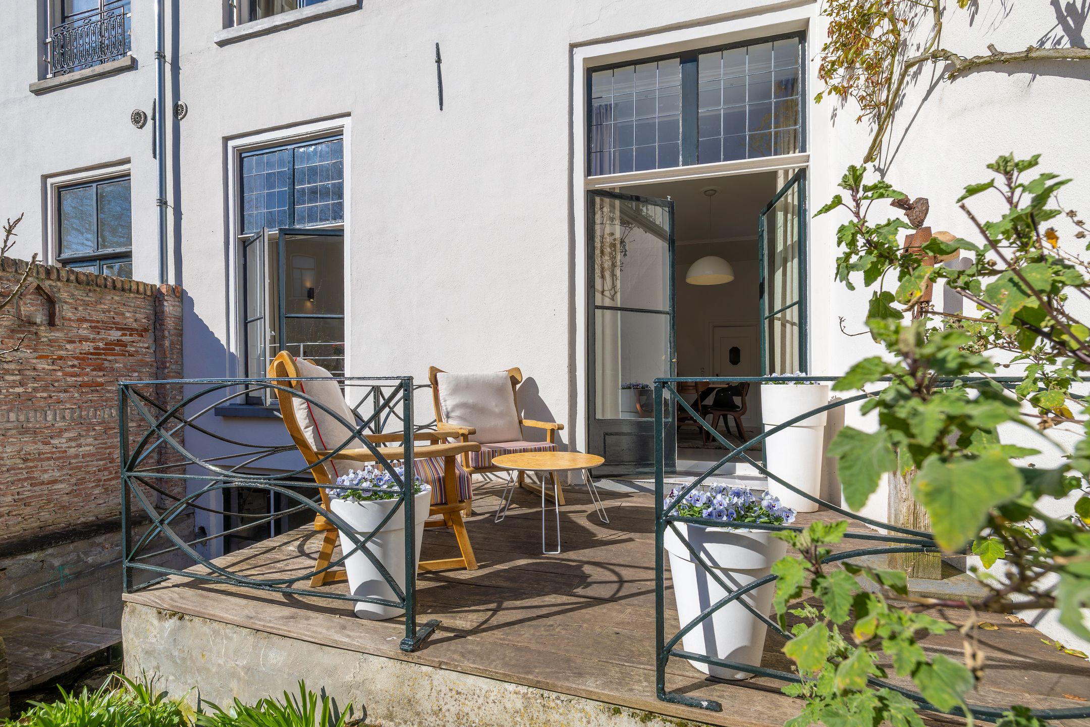 Historic Townhouse Built Against 13th Century City Wall with Wine Cellar and City Garden — 13