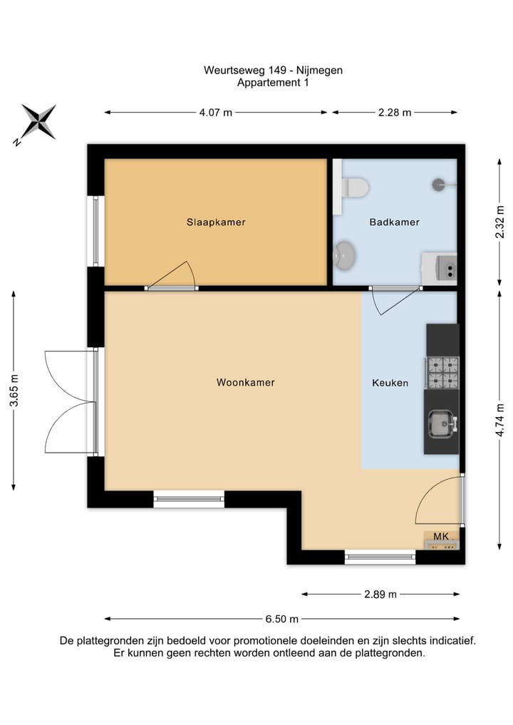 Foto 5 van Weurtseweg 149
