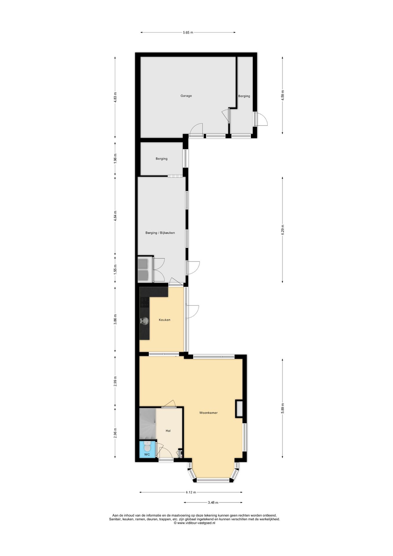 Corner house with spacious garden, two driveways and garage in Zegge — 46