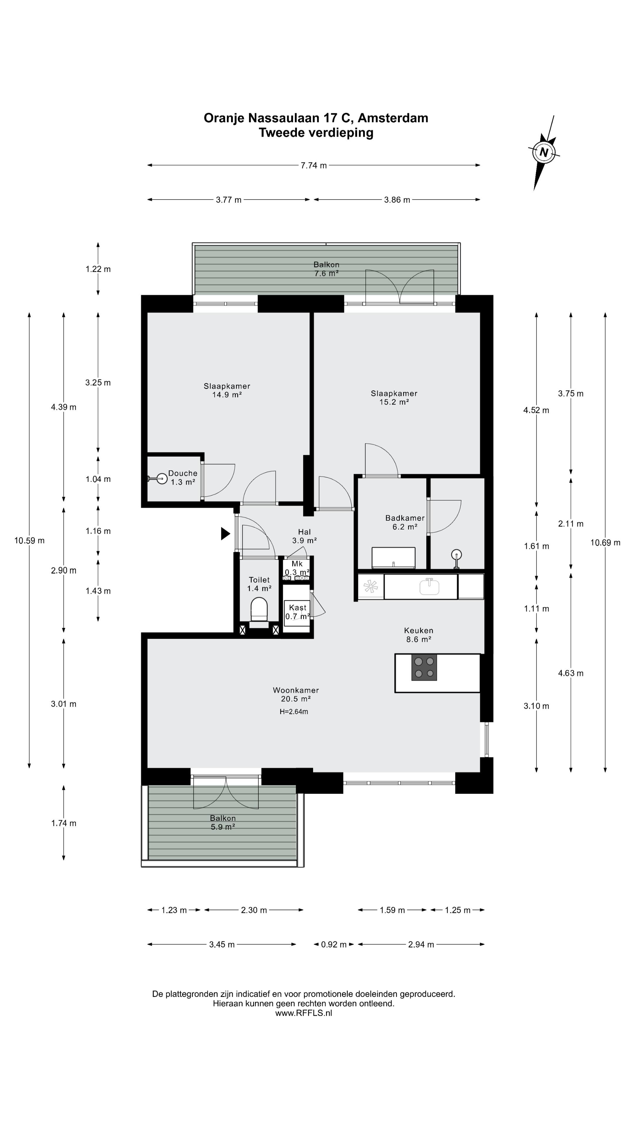 Foto 18 van Oranje Nassaulaan 17-C