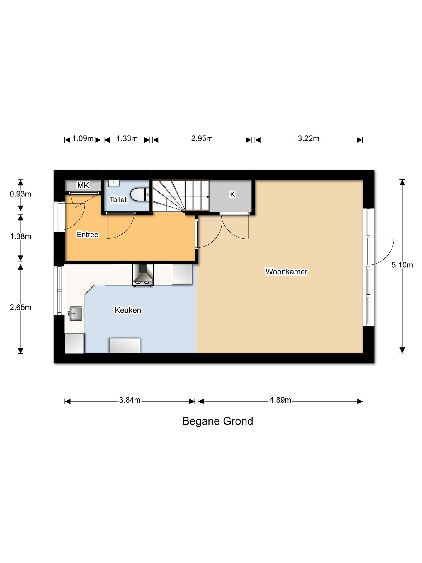 Light terraced house with water views and sunny garden in Rengerswetering — 49
