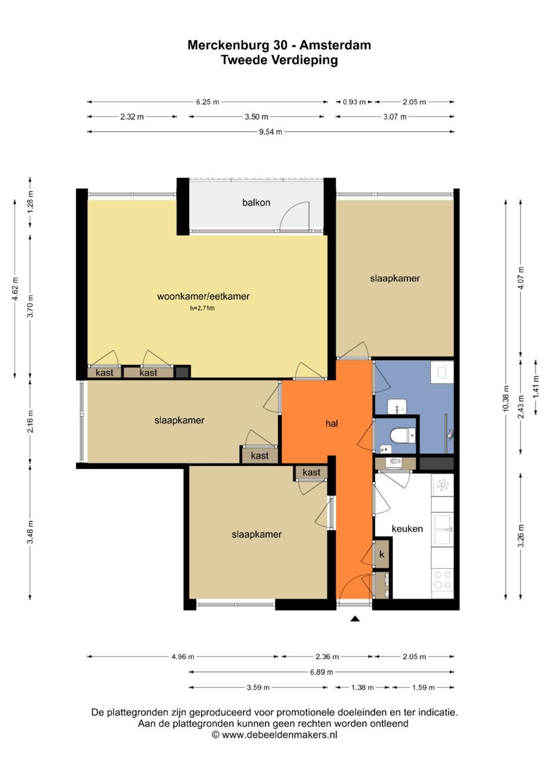 Spacious 4-Room Corner Apartment in Buitenveldert with Room Rental Permit — 22