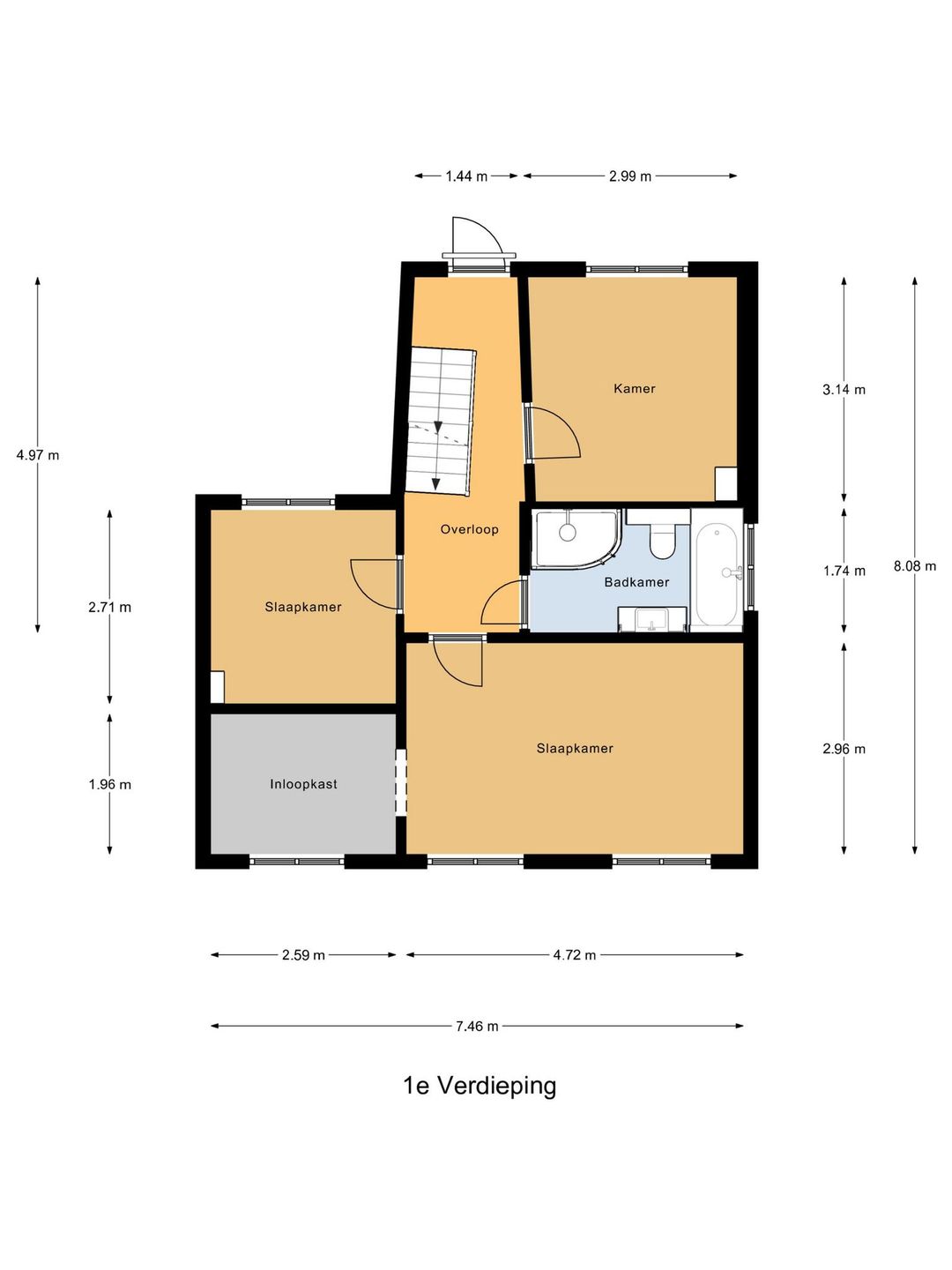 Spacious semi-detached home with new kitchen in Wolphaartsdijk — 57