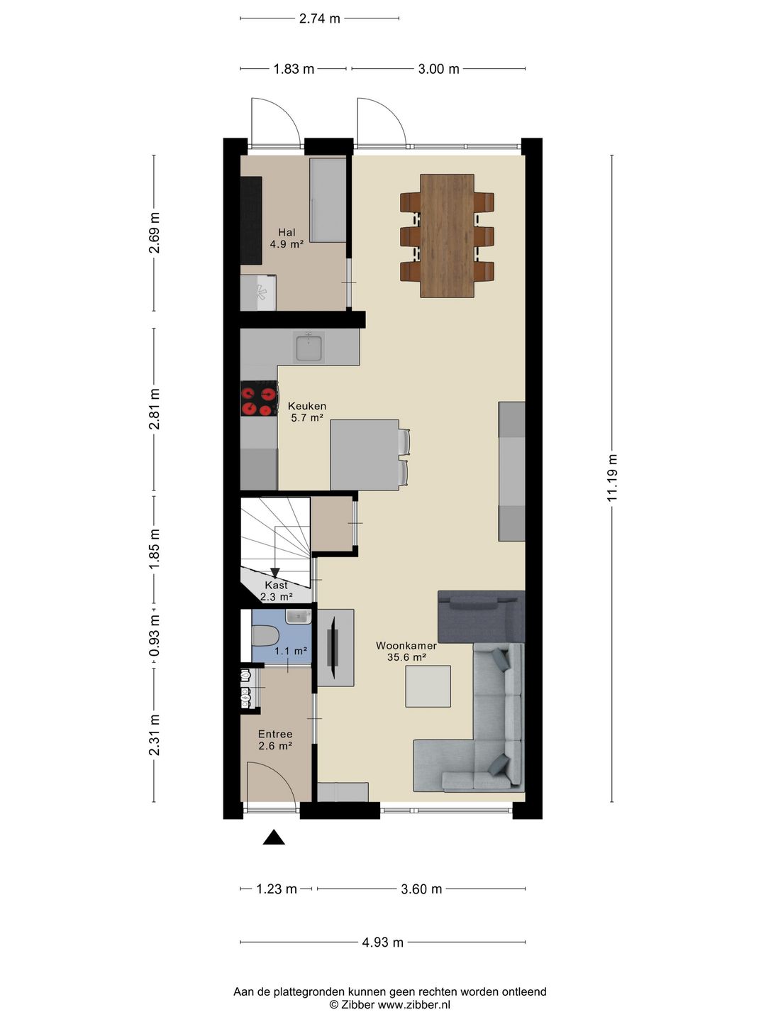 Spacious and well-insulated terraced home with extension and solar panels — 26