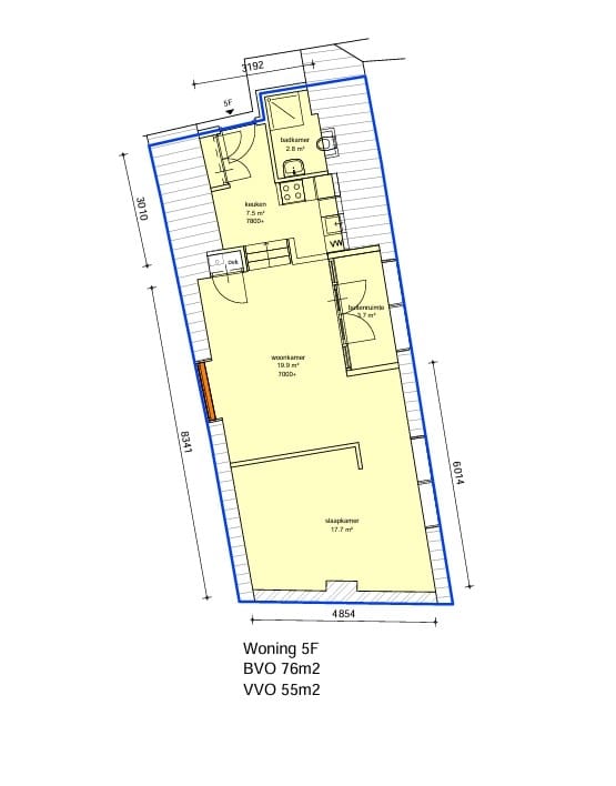 Foto 8 van Lange Bisschopstraat 5-F