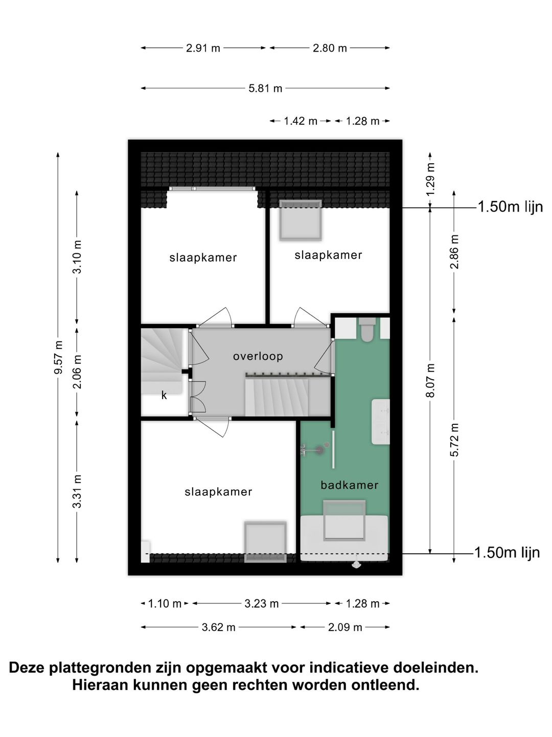 Bright and spacious family home with large sunny garden in Almere Waterwijk — 40