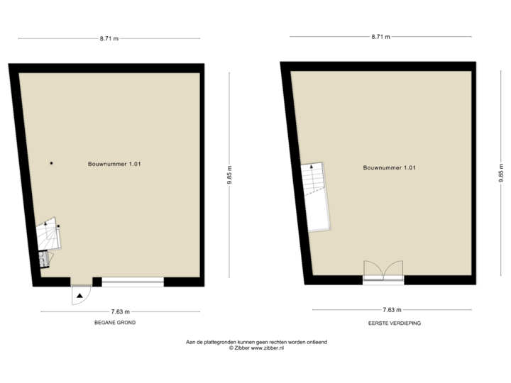Begane Grond 1.01 Eerste Verdieping 1.01