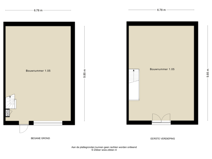 Begane Grond 1.05 Eerste Verdieping 1.05
