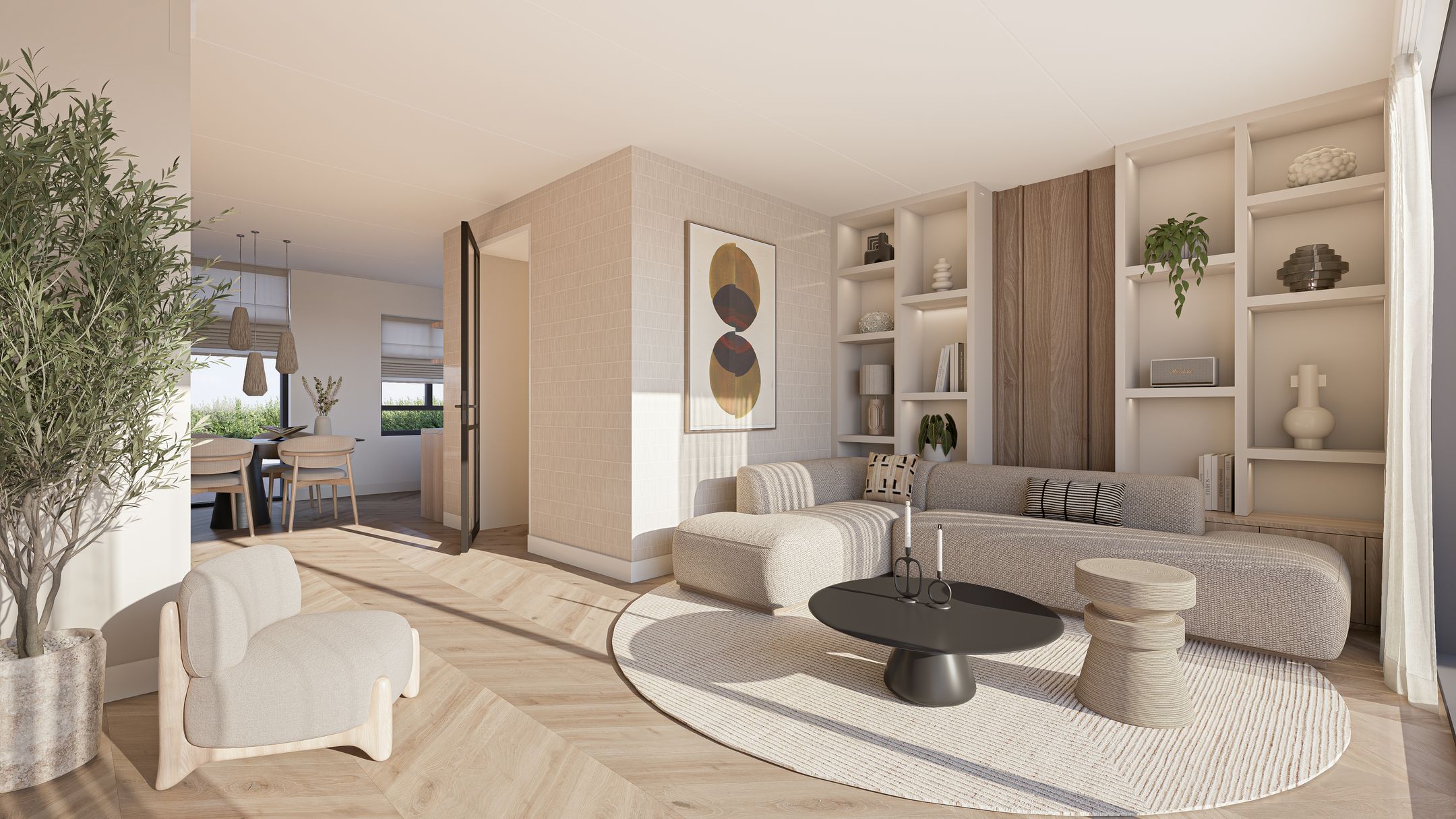 Foto 3 van Twee-onder-één-kapwoningen (Bouwnr. 4)