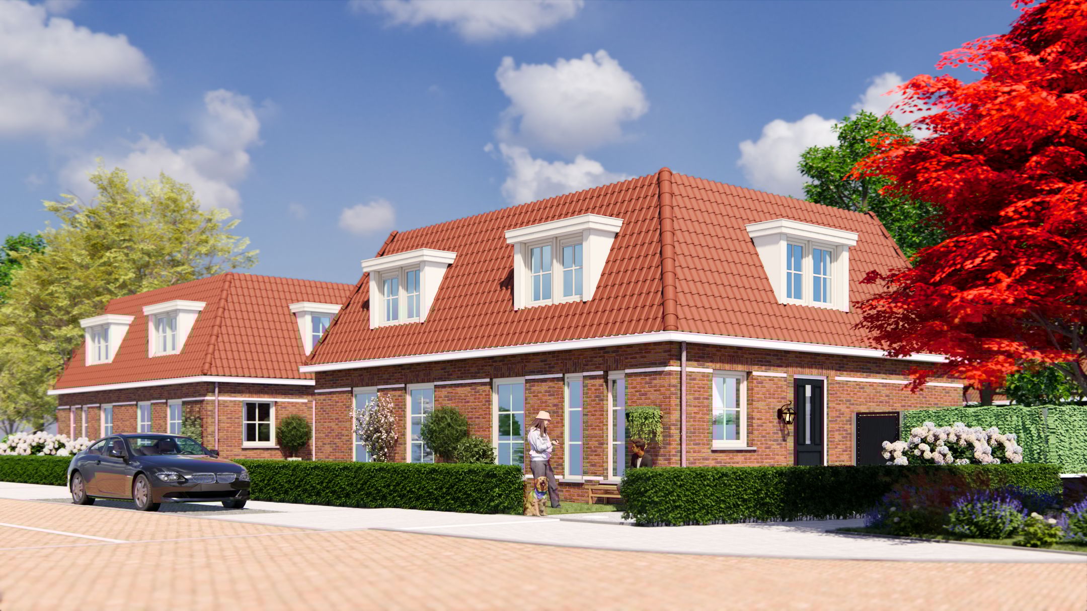 Twee-onder-één-kapwoningen (Bouwnr. 1)  false