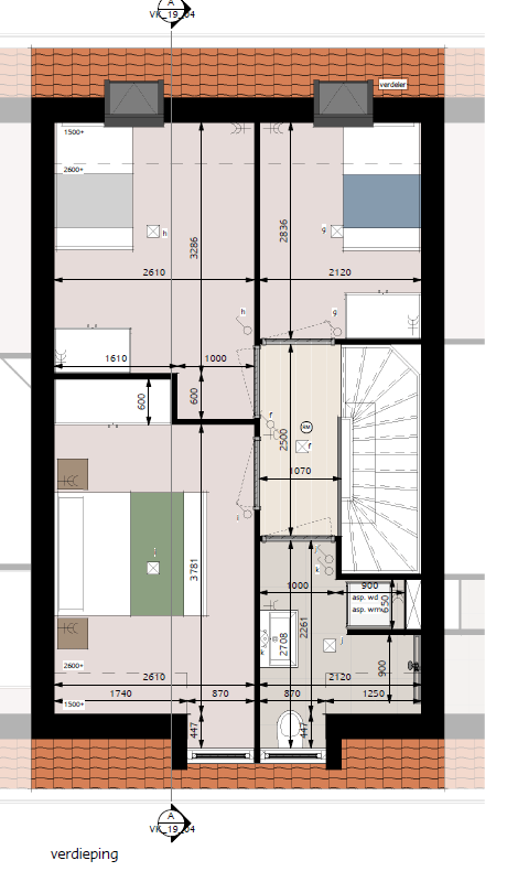 Foto 5 van Starters tussenwoning Blok 3 (Bouwnr. 19)
