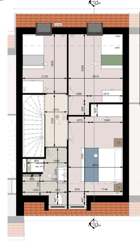 Foto 5 van Starters tussenwoning Blok 3 (Bouwnr. 16)