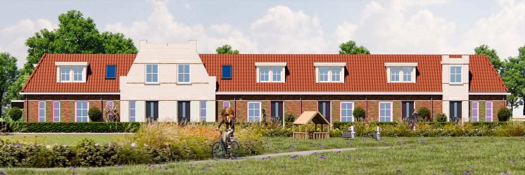 Foto 1 van Gezins-tussenwoning tuit Blok 4 (Bouwnr. 23)