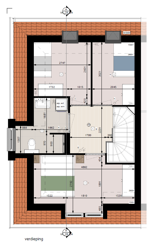Photo 5 of Starters hoekwoning zij-tuit Blok 3 (Bouwnr. 20)