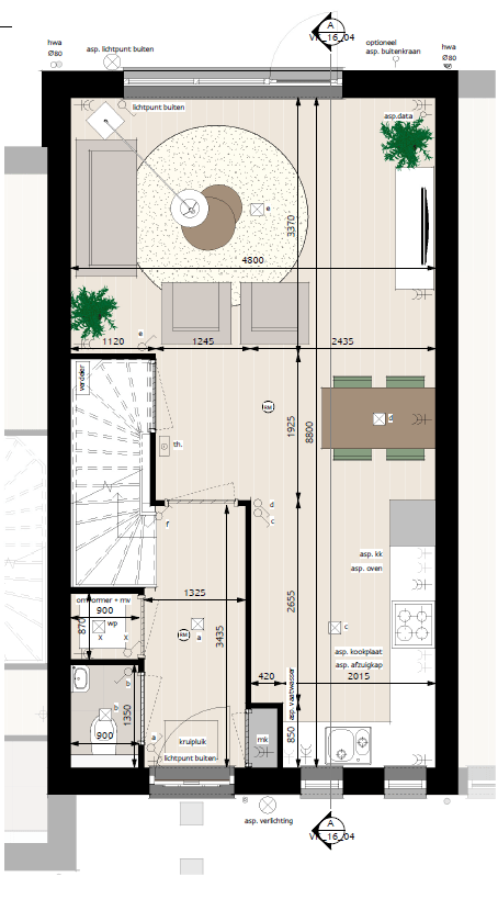 Foto 4 van Starters tussenwoning Blok 3 (Bouwnr. 16)