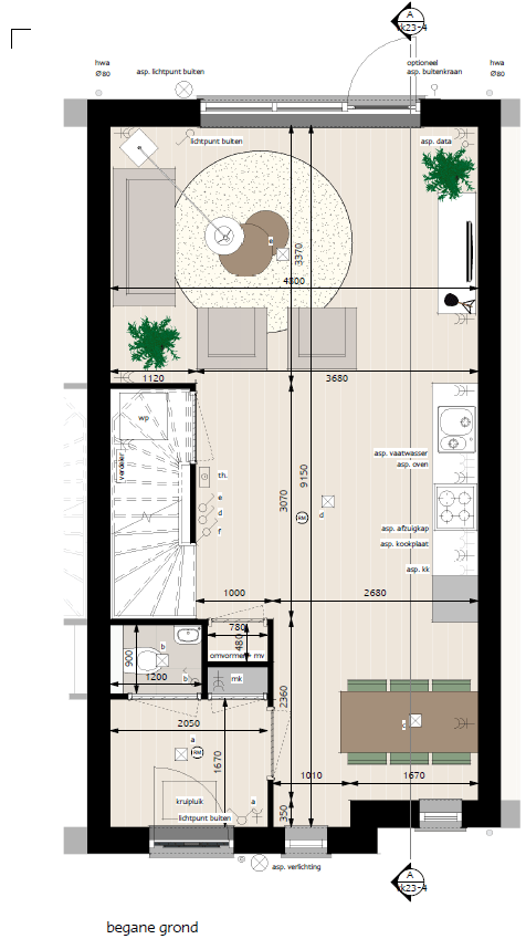 Foto 5 van Gezins-tussenwoning tuit Blok 4 (Bouwnr. 23)