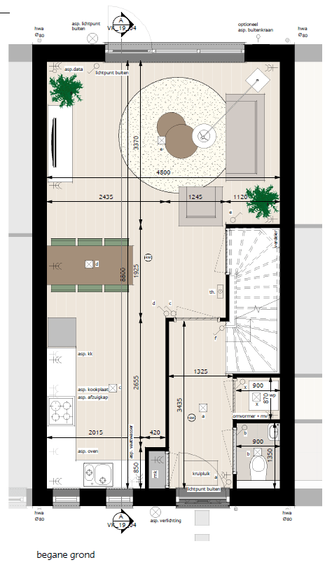 Foto 4 van Starters tussenwoning Blok 3 (Bouwnr. 19)