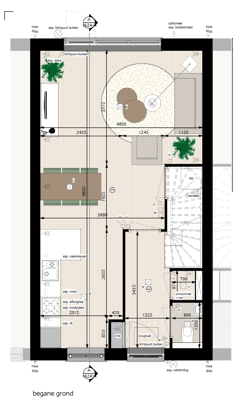 Photo 5 of Gezins-tussenwoning Blok 4 (Bouwnr. 24)