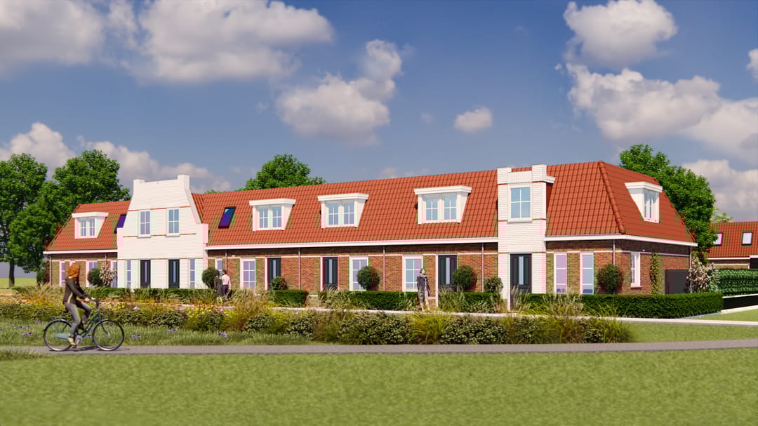 Foto 2 van Gezins-tussenwoning tuit Blok 4 (Bouwnr. 22)