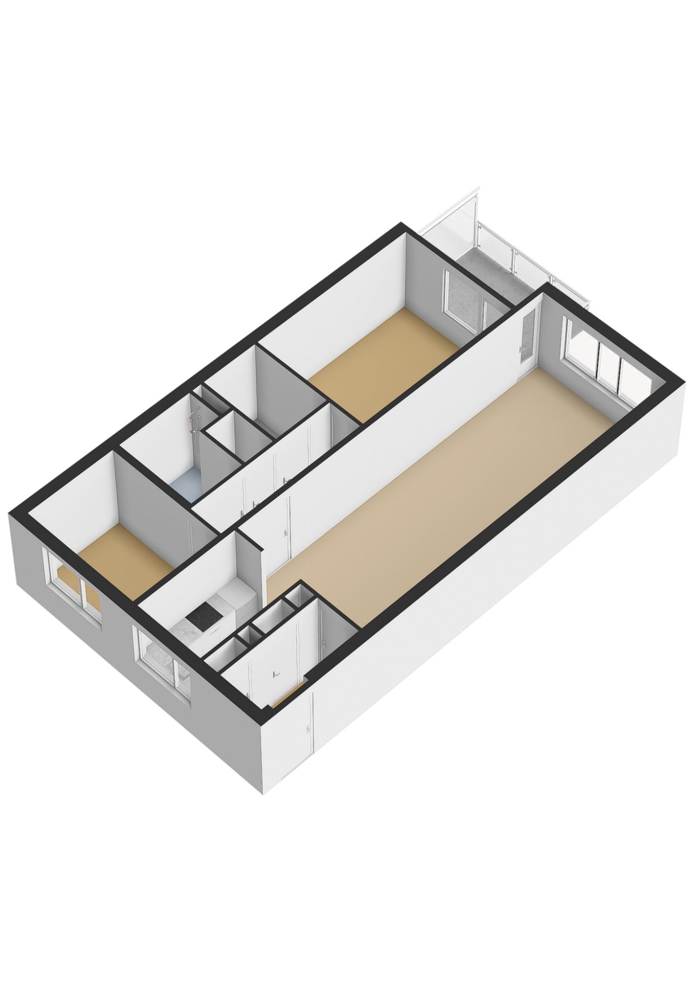 Eye-catching 3-room apartment with balcony near Shopping Center Achterveld — 41