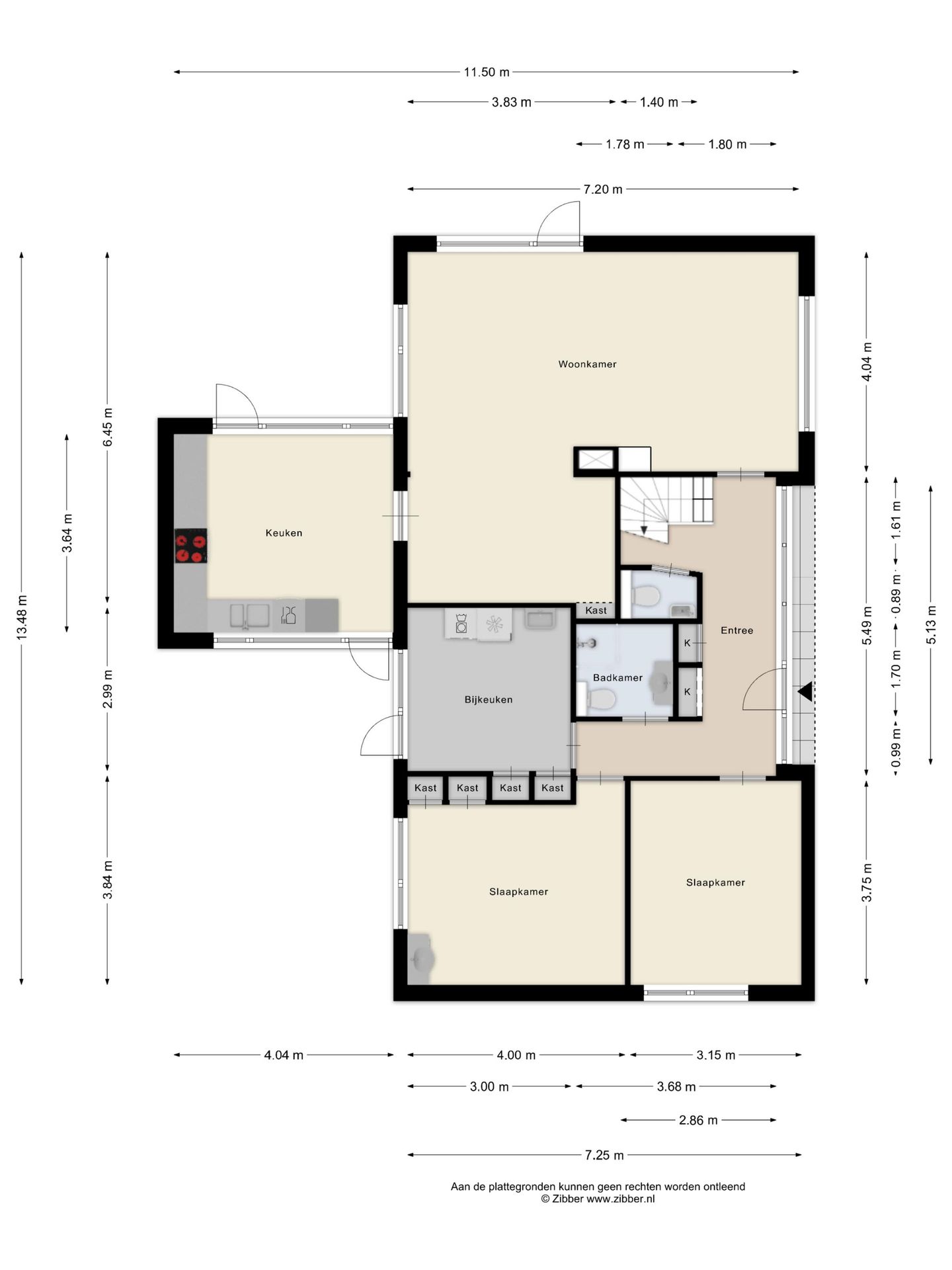 Spacious semi-bungalow with large garden near Diepenveen village center — 49