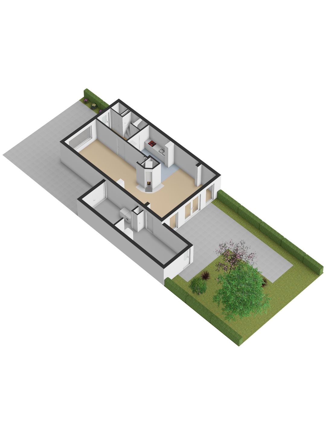 Spacious semi-detached home with large extension, garage and southwest facing garden — 39