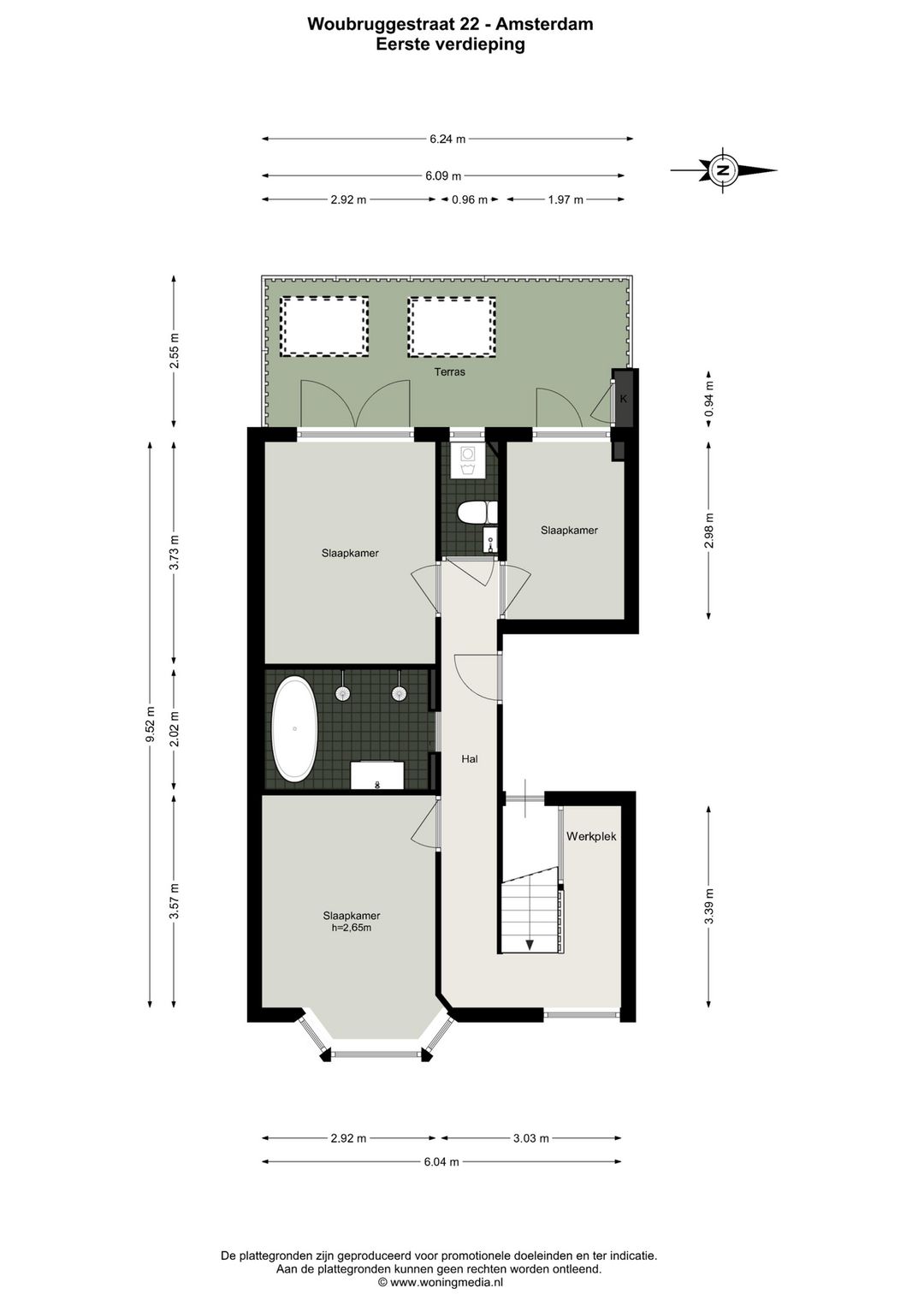 Foto 31 van Woubruggestraat 22-H