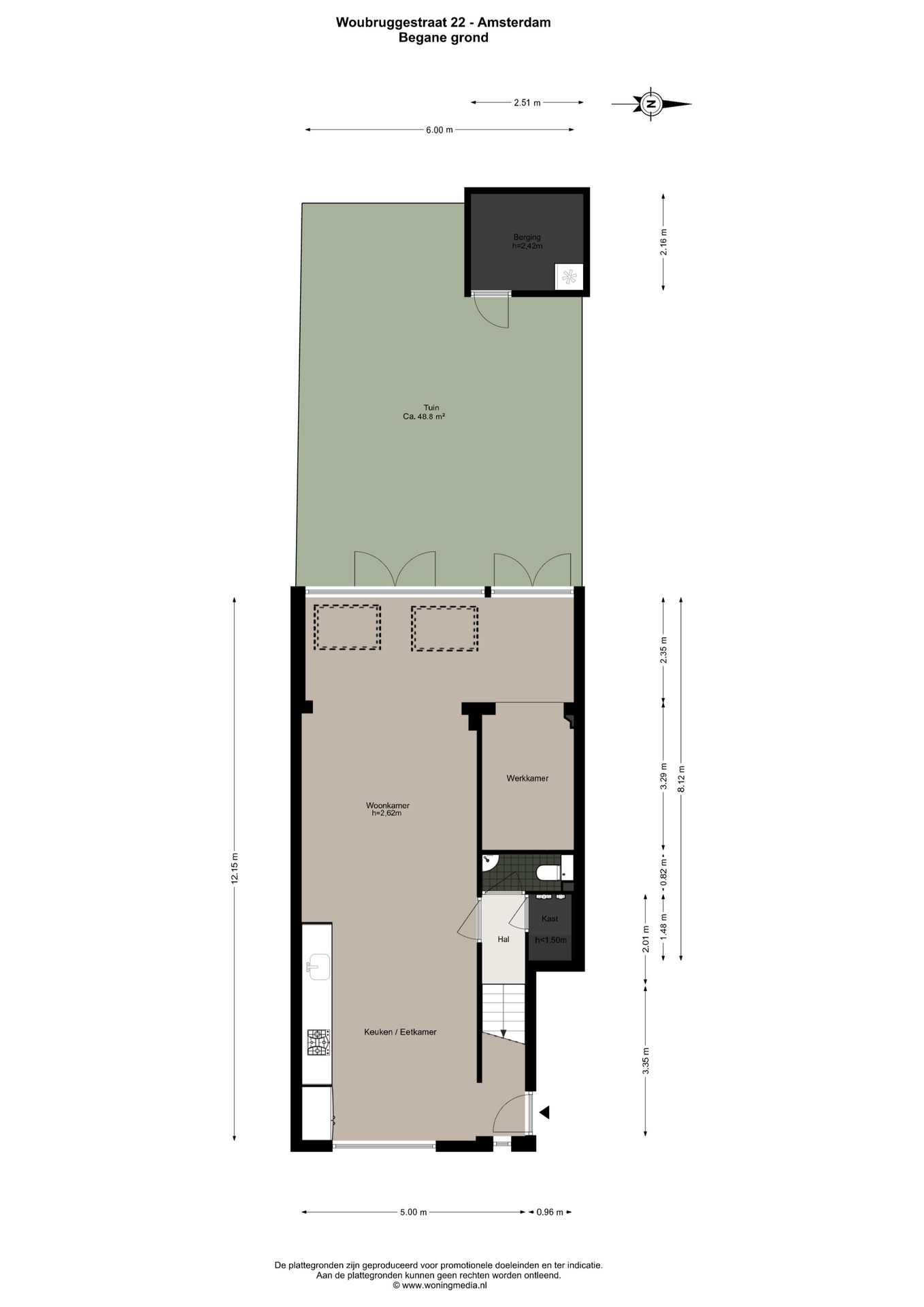 Foto 30 van Woubruggestraat 22-H