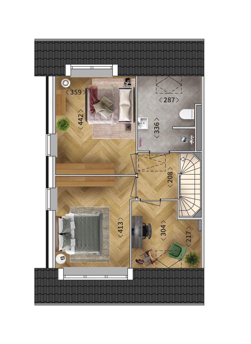 Foto 4 van Semi-bungalow Zwenkgras (Bouwnr. 32)