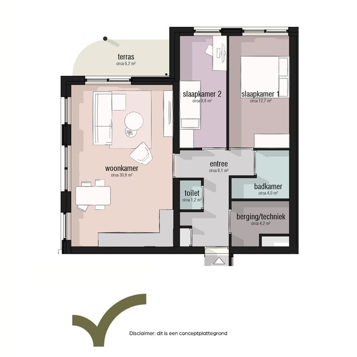 Photo 5 of Type 70 - 80m2 (Bouwnr. 1)