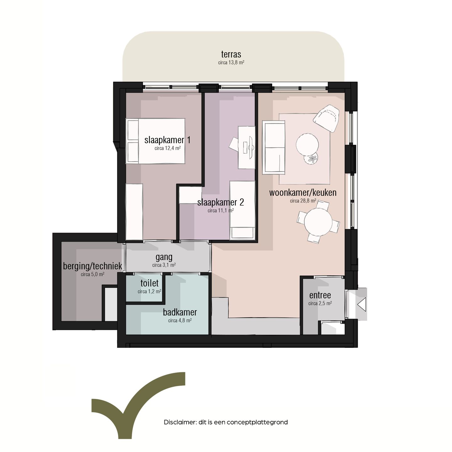 Foto 5 van Type 70 - 80m2 (Bouwnr. 9)