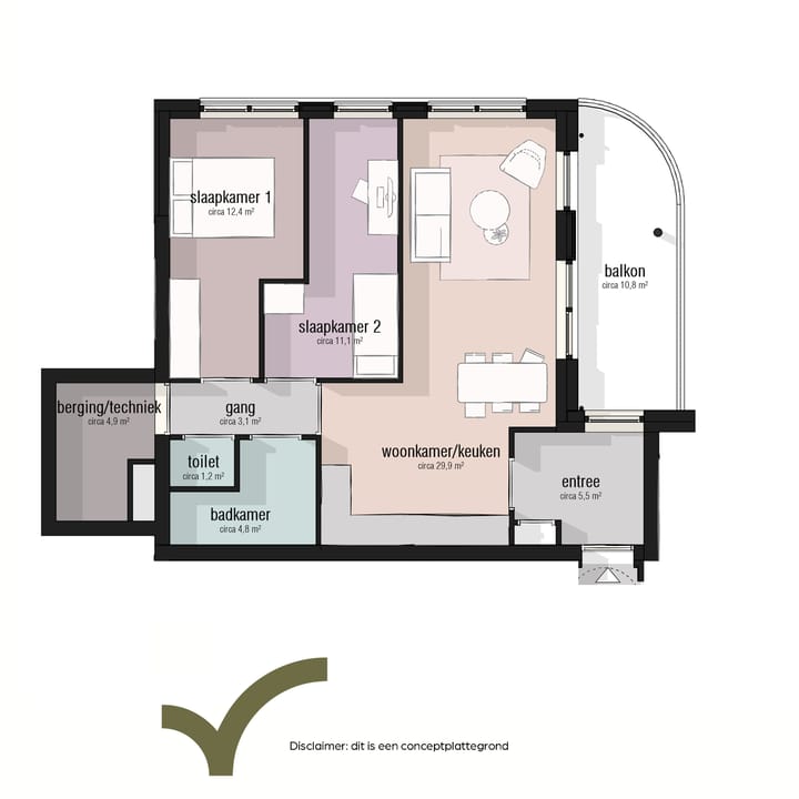 Photo 5 of Type 70 - 80m2 (Bouwnr. 23)