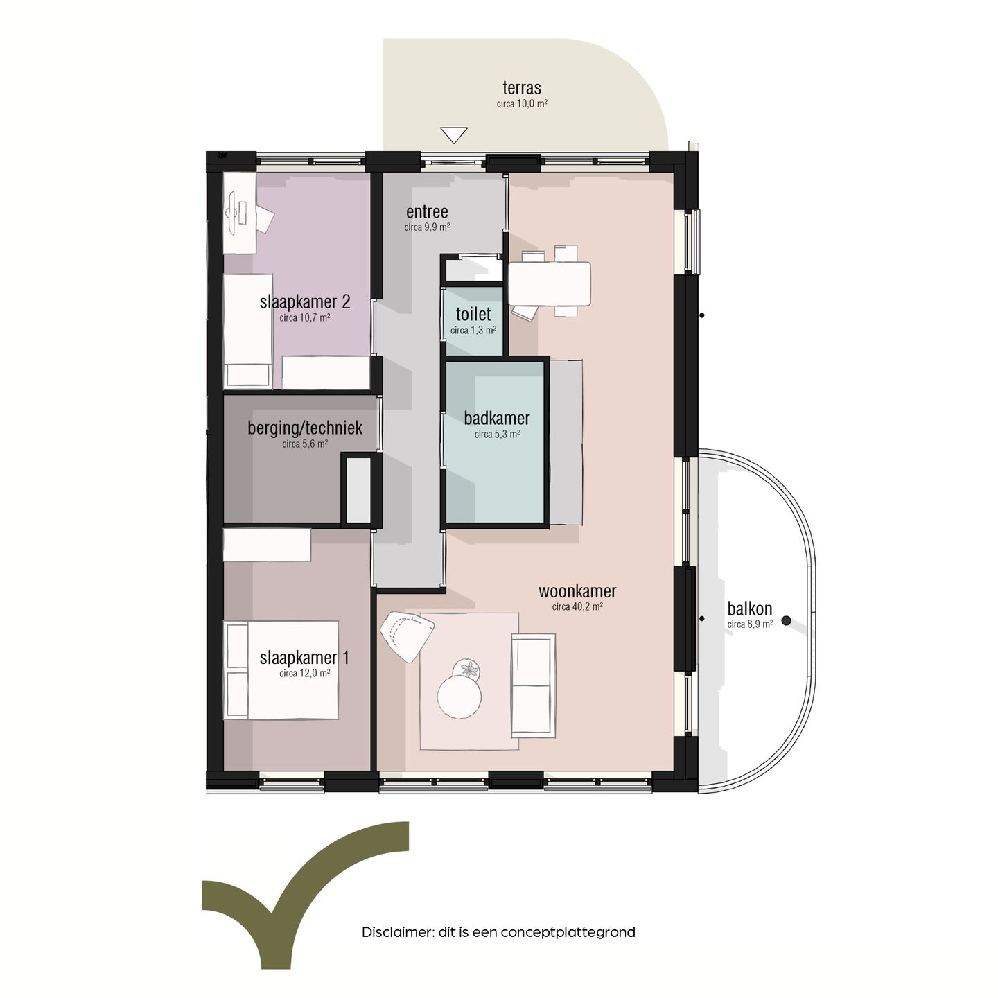 Foto 5 van Type 85 - 95m2 (Bouwnr. 21)
