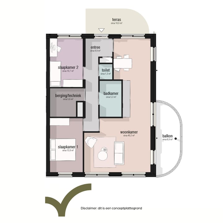Foto 5 van Type 85 - 95m2 (Bouwnr. 21)