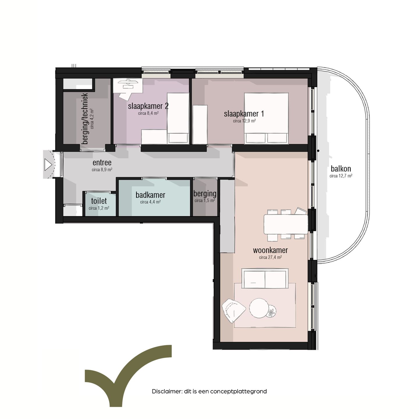 Foto 5 van Type 70 - 80m2 (Bouwnr. 41)