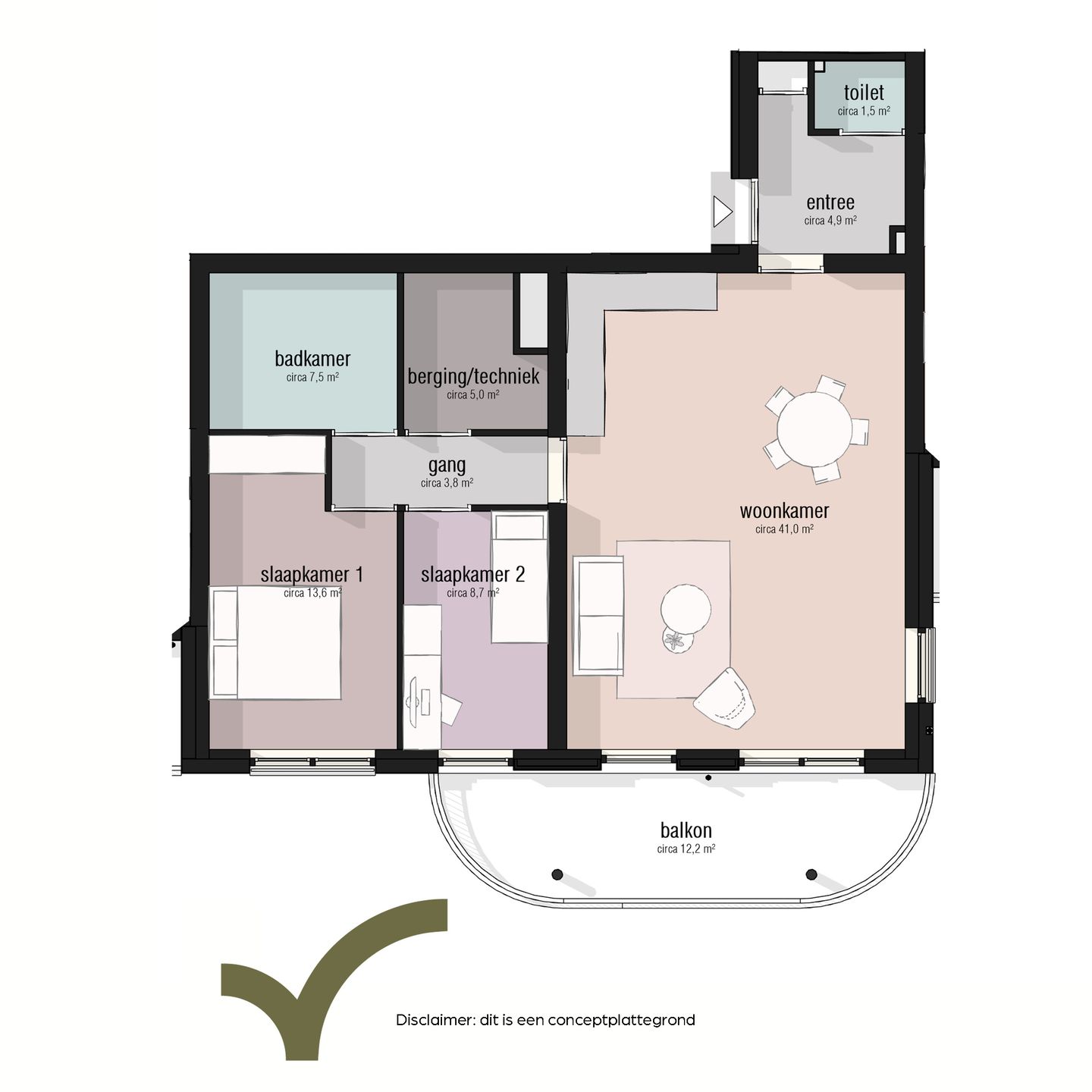 Foto 5 van Type 85 - 95m2 (Bouwnr. 17)