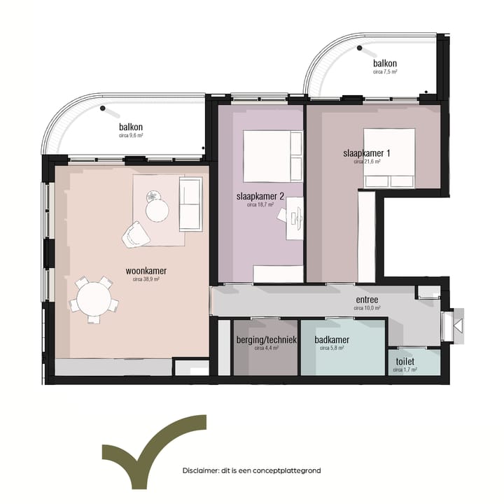 Photo 5 of Type 95 - 110 m2 (Bouwnr. 37)