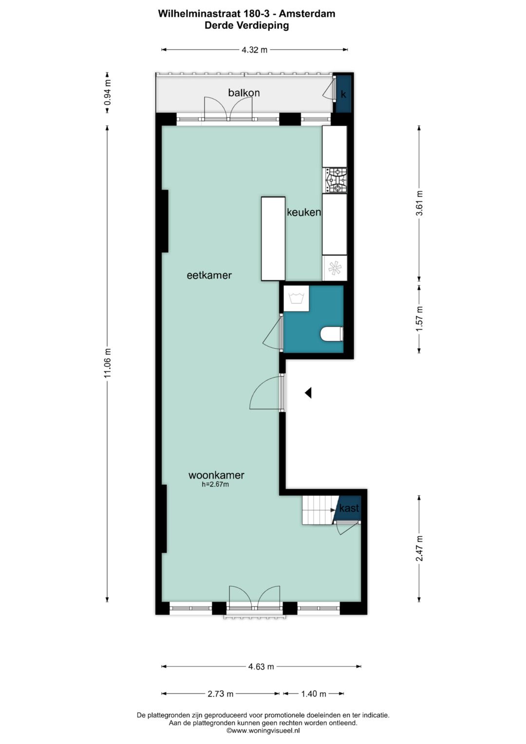Foto 30 van Wilhelminastraat 180-3