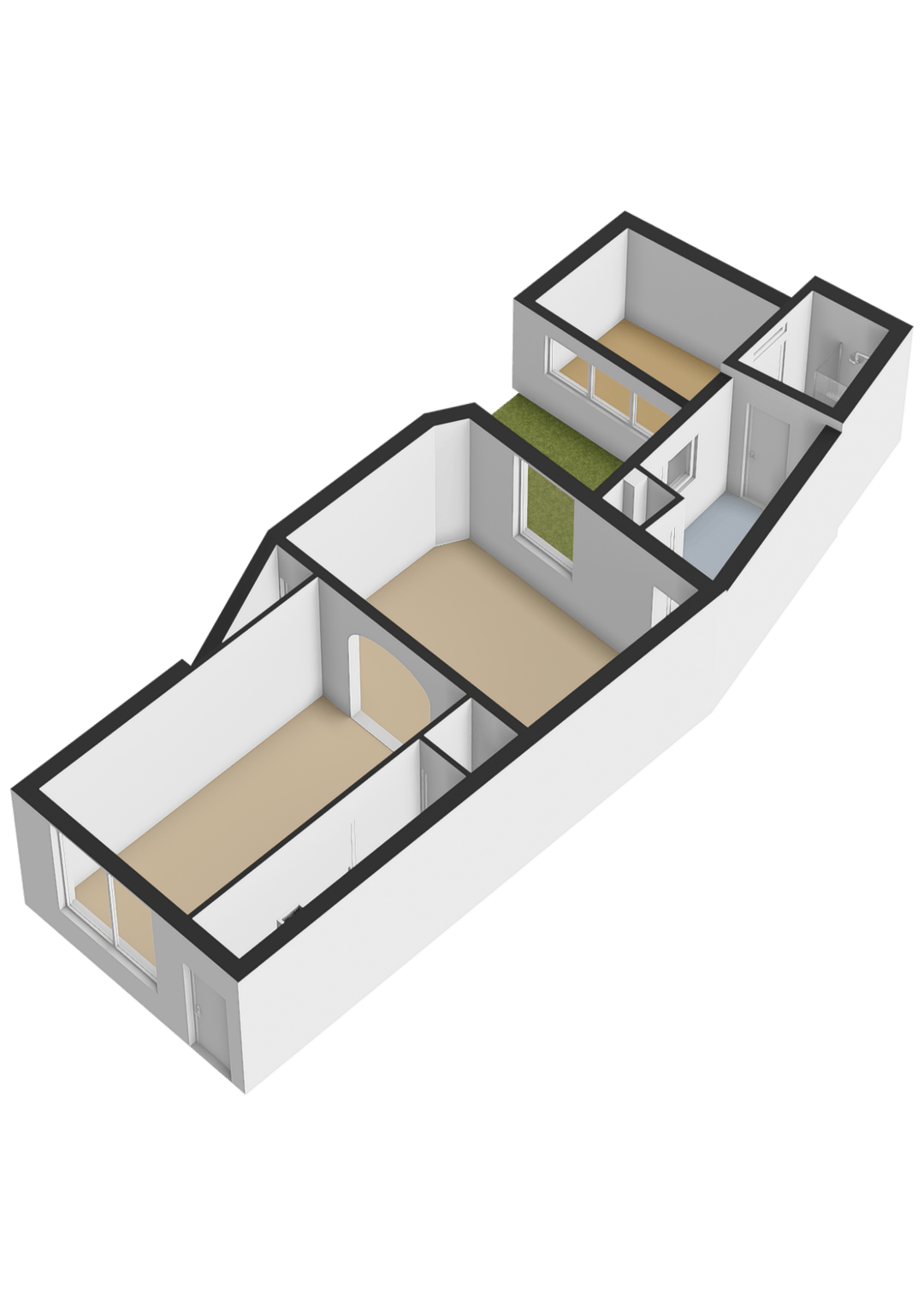 Charming ground floor apartment from 1750 with private west-facing courtyard near Leiden centre — 22