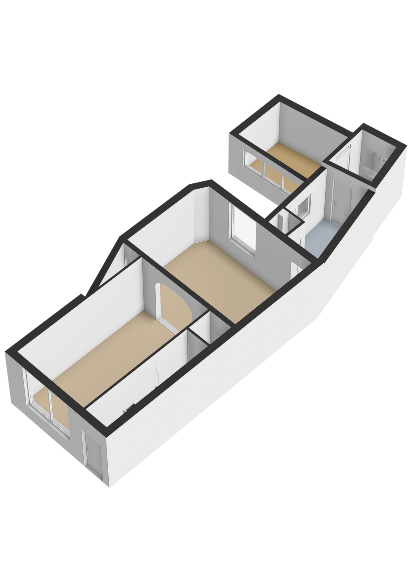 Charming ground floor apartment from 1750 with private west-facing courtyard near Leiden centre — 26