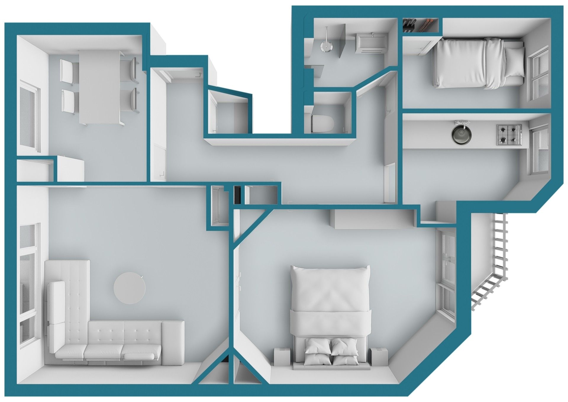 Spacious Apartment with Renovation Potential in Popular Stadionbuurt Amsterdam-Zuid — 24