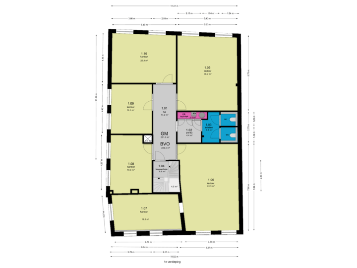 1e verdieping
