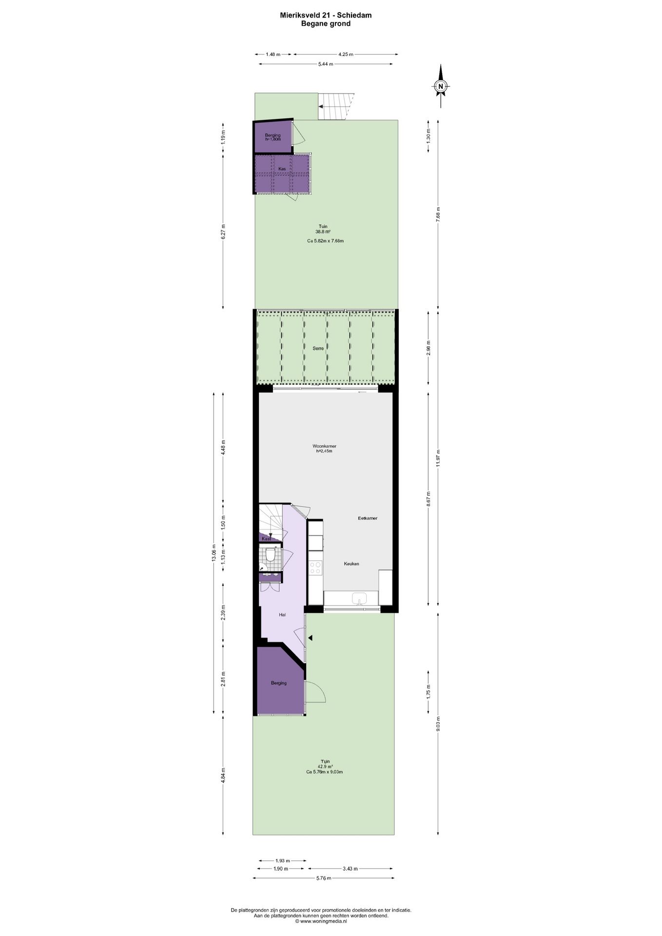Modern move-in ready family home with glass canopy and waterfront garden — 34