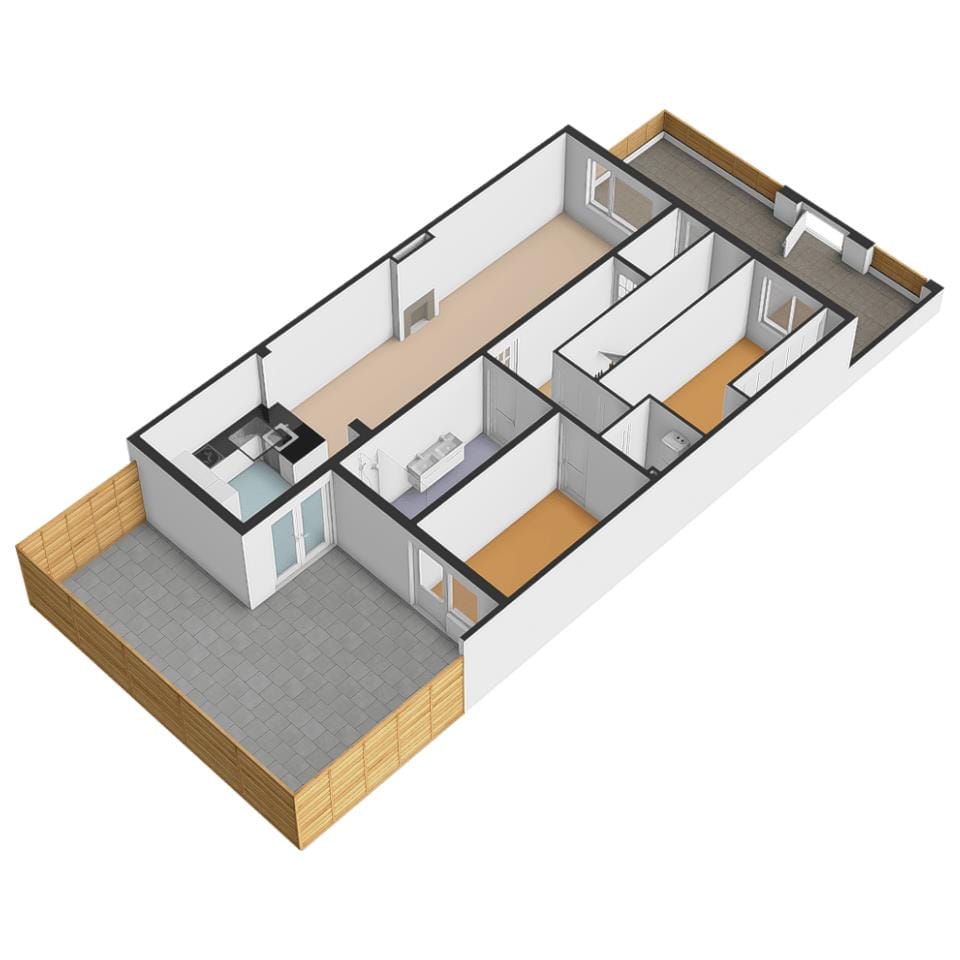Move-in Ready Extended Ground Floor Apartment with Garden in Houtwijk — 30