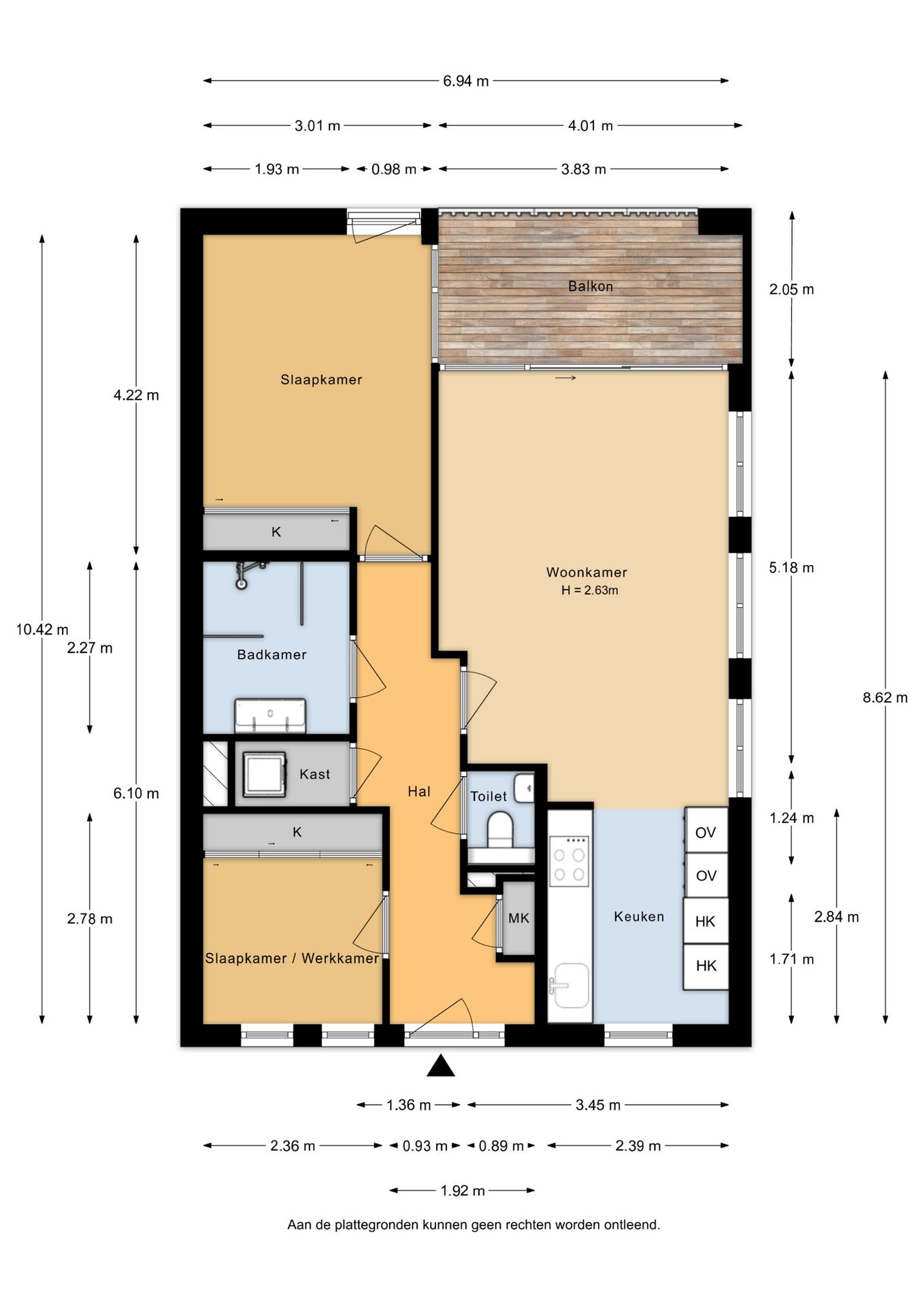 Modern corner apartment with free view and sunny southwest balcony — 33