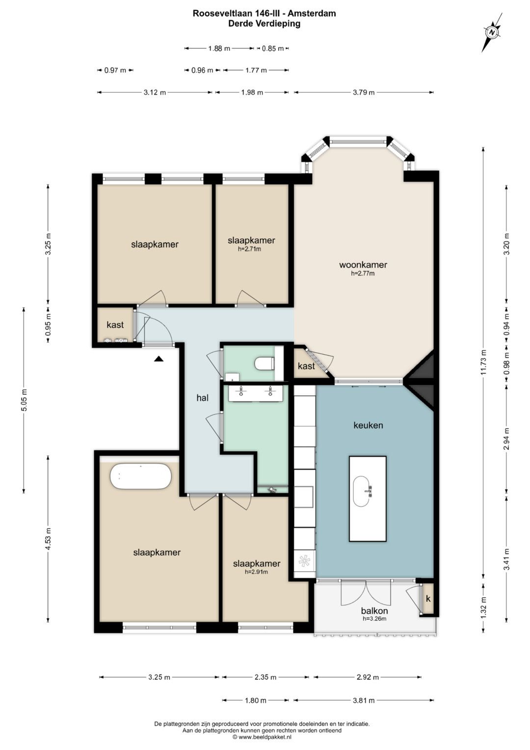 Foto 44 van Rooseveltlaan 146-3