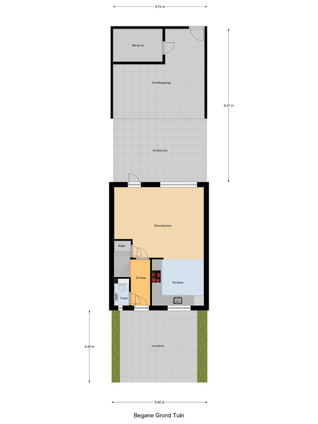 Spacious family home with four bedrooms and sunny garden in quiet location — 51