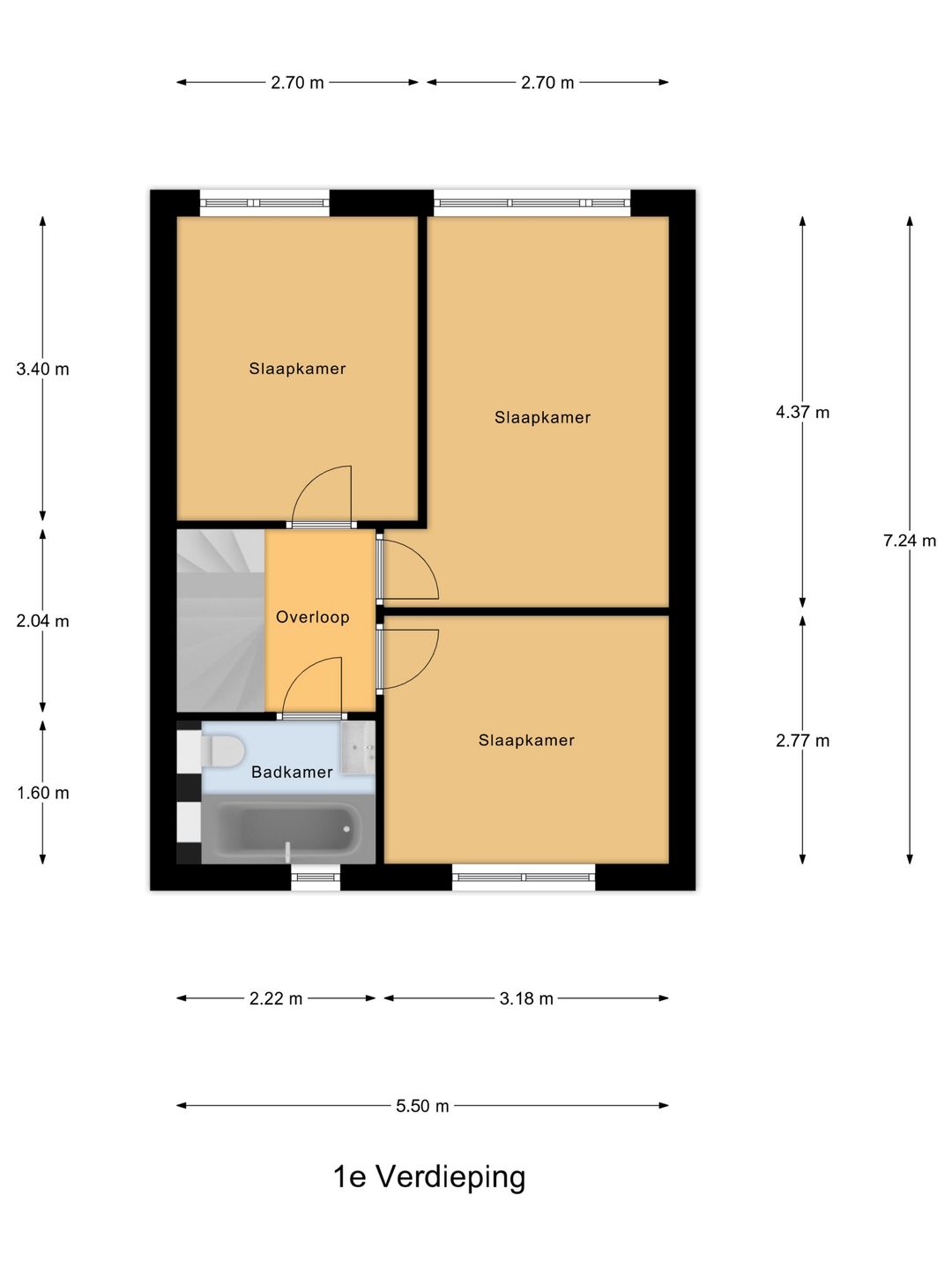 Spacious family home with four bedrooms and sunny garden in quiet location — 49