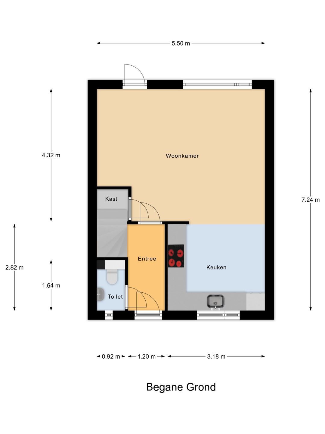 Spacious family home with four bedrooms and sunny garden in quiet location — 48